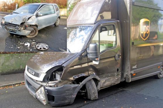 Die beschädigten Fahrzeuge FOTOS: KREISPOLIZEIBEHÖRDE SOEST