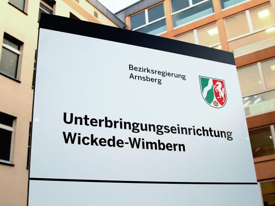 Die Unterbringungseinrichtung der Bezirksregierung Arnsberg in Wickede-Wimbern ARCHIVFOTO: ANDREAS DUNKER