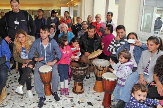 "Tag der offenen Tür" in der Zentralen Unterbringungseinrichtung für Flüchtlinge in Wimbern ARCHIVFOTOS: ANDREAS DUNKER