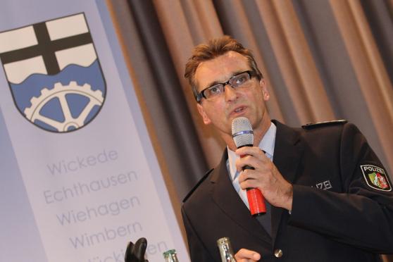 Hans Schäfers, Erster Polizeihauptkommissar und Leiter der Polizeiwache Werl FOTO: ANDREAS DUNKER