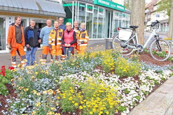 Das fleißige und kreative Team des Wickeder Bauhofes FOTO: ANDREAS DUNKER