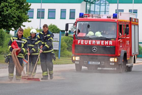Ölspur in der Westerhaar FOTO: ANDREAS DUNKER