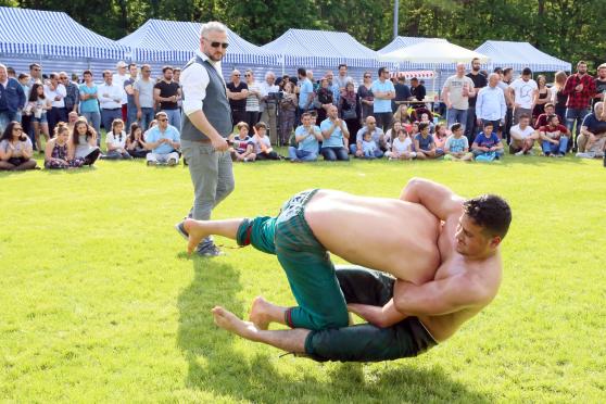 Türkischer Öl-Ringkampf zählte im vergangenen Jahr zum Programm. ARCHIVFOTO: ANDREAS DUNKER